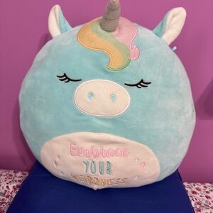 Squishmallows 9” HUDSON “Embrace Your Weirdness” Unicorn Plush